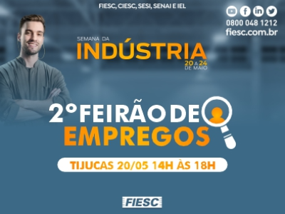 FEIRÃO DE EMPREGOS TIJUCAS 🚀